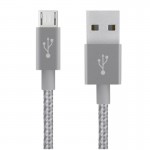 Кабель Belkin Mixit Metallic USB-microUSB (M/M) 1.8m Grey (F2CU021bt06GYTM)