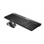 Комплект клавиатура + мышь Wireless A4Tech FB2535CS Smoky Grey