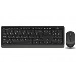 Комплект клавиатура + мышь Wireless A4Tech FG1010S Black/Grey