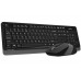 Комплект клавиатура + мышь Wireless A4Tech FG1010S Black/Grey