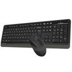 Комплект клавиатура + мышь Wireless A4Tech FG1010S Black/Grey