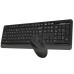 Комплект клавиатура + мышь Wireless A4Tech FG1010S Black/Grey