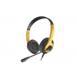 Наушники гарнитура накладные проводные A4Tech FH100U Bumblebee Black/Gold
