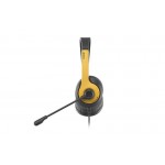 Наушники гарнитура накладные проводные A4Tech FH100U Bumblebee Black/Gold