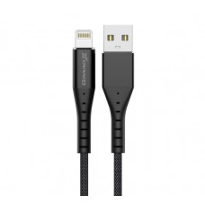 Кабель Grand-X USB-Lightning 1.2m Black (FL-12B)