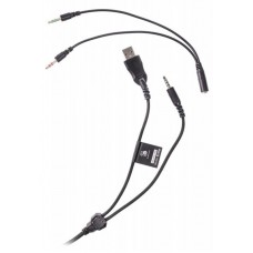 Наушники гарнитура накладные проводные USB A4Tech Bloody G535P Black/Silver
