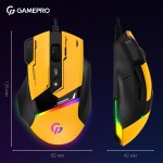 Мышь GamePro GM300BL Yellow/Black