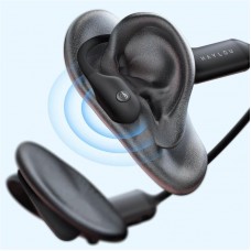 Наушники гарнитура накладные Bluetooth 5.2 Haylou PurFree BC01 occipital bracket Bone Conduction Black (HAYLOU-BC01-BK)