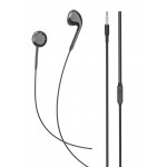 Наушники гарнитура вкладыши проводные SkyDolphin SR16 with mic Black (HF-000481)