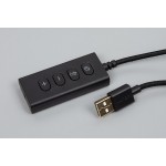 Наушники гарнитура накладные проводные Hator Hyperpunk 2 Black/Yellow (HTA-847)
