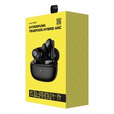Наушники вакуумные Bluetooth Hator Hyреrpunk Truepods Hybrid ANC Black (HTA431)