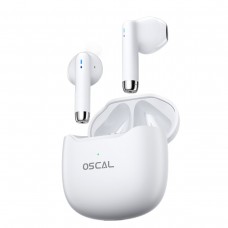 Наушники гарнитура вкладыши Bluetooth 5.3 Oscal HiBuds 5 White
