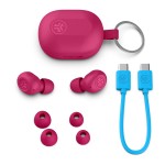 Наушники гарнитура вакуумные Bluetooth JLab JBuds Mini Pink (IEUEBJBMINIRPNK124)