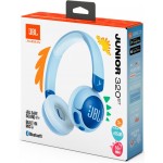 Наушники гарнитура накладные Bluetooth JBL JR320BT Blue (JBLJR320BTBLU)