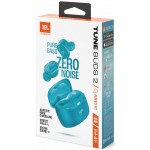 Наушники гарнитура вакуумные Bluetooth JBL Tune Buds 2 Turquoise (JBLTBUDS2TQE)