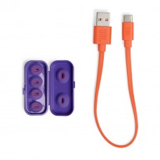 Наушники вкладыши Bluetooth JBL Tune Flex Ghost Edition Purple (JBLTFLEXGPUR)