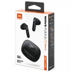 Наушники гарнитура вкладыши Bluetooth JBL Wave Flex 2 Black (JBLWFLEX2BLK)