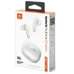 Наушники гарнитура вкладыши Bluetooth JBL Wave Flex 2 White (JBLWFLEX2WHT)