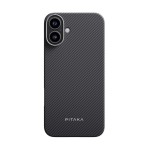 Чехол накладка Pitaka Carbon Ultra-Slim для Apple iPhone 16 Black/Grey Twill (KI1601A)