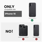 Чехол накладка Pitaka Carbon Ultra-Slim для Apple iPhone 16 Black/Grey Twill (KI1601A)