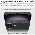 Чехол накладка Pitaka Carbon Ultra-Slim для Apple iPhone 16 Black/Grey Twill (KI1601A)