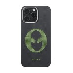 Чехол накладка Pitaka Carbon x Aries Tactile Woven для Apple iPhone 16 Pro Max Alien (KI1601ALP)