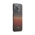 Чехол накладка Pitaka Carbon Tactile Woven для Apple iPhone 16 Pro Sunset (KI1601SU)