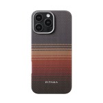 Чехол накладка Pitaka Carbon Tactile Woven для Apple iPhone 16 Pro Sunset (KI1601SU)