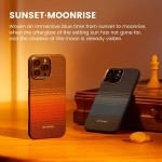Чехол накладка Pitaka Carbon Tactile Woven для Apple iPhone 16 Pro Sunset (KI1601SU)