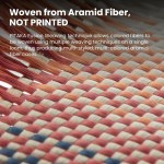 Чехол накладка Pitaka Carbon Tactile Woven для Apple iPhone 16 Pro Sunset (KI1601SU)