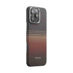 Чехол накладка Pitaka Carbon Tactile Woven для Apple iPhone 16 Pro Max Sunset (KI1601SUM)