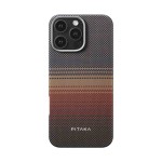 Чехол накладка Pitaka Carbon Tactile Woven для Apple iPhone 16 Pro Max Sunset (KI1601SUM)