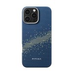 Чехол накладка Pitaka Carbon Tactile Woven для Apple iPhone 16 Pro Max StarPeak Milky Way (KI1602PMYG)