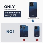 Чехол накладка Pitaka Carbon Tactile Woven для Apple iPhone 16 Pro Max StarPeak Over the Horizon (KI1602POTH)
