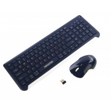 Комплект клавиатура + мышь Wireless Maxxter KMS-WCM-01BL-UA Dark Blue