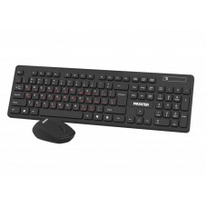 Комплект клавиатура + мышь Wireless Maxxter KMS-WCM-02B-UA Black