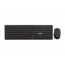 Комплект клавиатура + мышь Wireless Maxxter KMS-WCM-02B-UA Black