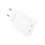 Сетевое зарядное устройство XO L105 2Type-С 3А PD 35W White (L105.white)