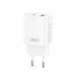 Сетевое зарядное устройство XO L130 1Type-С 1USB 3А PD 30W QC 3.0 White (L130.white)