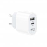 Сетевое зарядное устройство XO L97 1Type-С 1USB 2.4А White (L97.white)