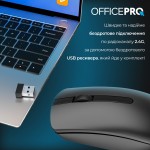 Мышь Wireless OfficePro M175B Silent Click Black