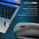 Мышь Wireless OfficePro M225B Silent Click Black