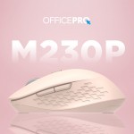 Мышь Wireless OfficePro M230P Pink
