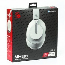 Наушники гарнитура накладные Bluetooth 5.3 A4Tech Bloody MH390 White