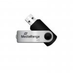 Флешка USB USB2.0 64GB MediaRange Black/Silver (MR912)