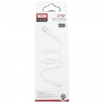 Кабель XO NBQ231A Type-C-Lightning (M/M) 1m White (NBQ231A-TC-1-WH)