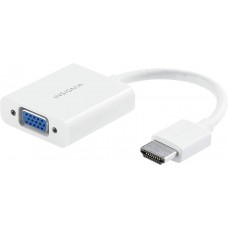 Адаптер Insignia HDMI-VGA (M/F) со звуком и питанием 0.1m White (NS-PCAHV) OEM