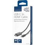Кабель Insignia Type-C-HDMI (M/M) 1.8m Black (NS-PCKCH6-C) Кабель Insignia Type-C-HDMI (M/M) 1.8m Black (NS-PCKCH6-C)