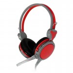 Наушники гарнитура накладные проводные Jedel OH-625 Black/Red
