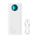 УМБ Baseus Amblight Digital Display 26800mAh PD 65W 4USB 2Type-C 3A White (P10022402223-00)